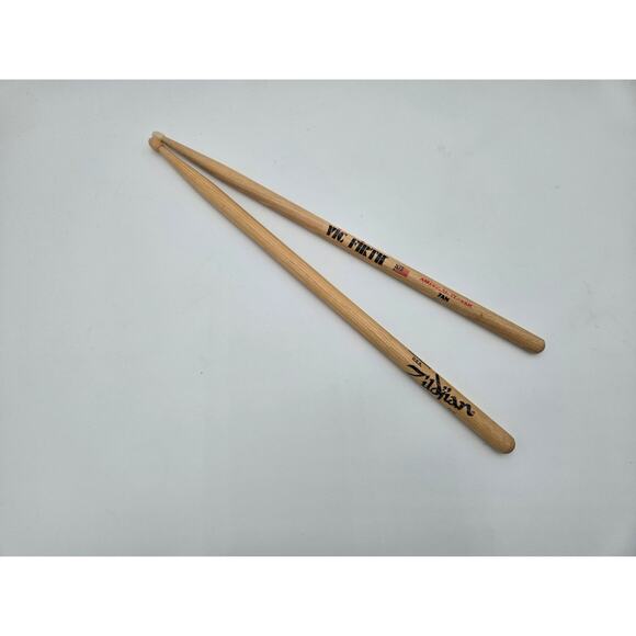 Zildjian 7AN Nylon Tip & 5A Wood Tip Drumsticks Mixed Pair - Picture 8 of 8
